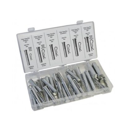 Assorted Clevis & Cotter Pin Set 56 Piece