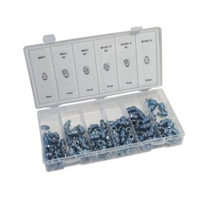 Assorted Grease Nipples 110 Piece Metric