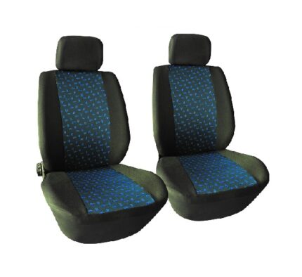 Seat Cover Front Set 4 Piece Blue