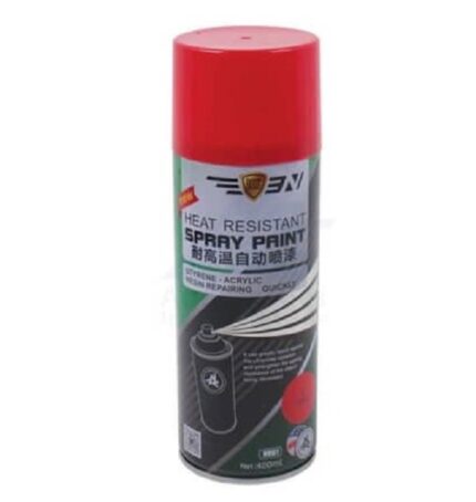 Aerosol Spray Paint Heat Resistan Red 400ml
