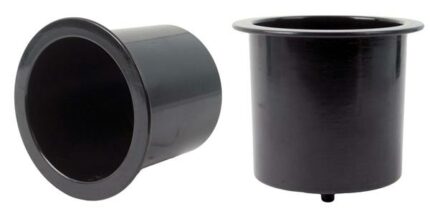 Plastic Cup Holder 74mm Black