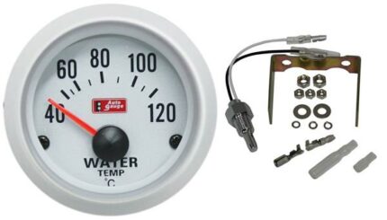 Temperature Gauge With Sender Sil/Sil