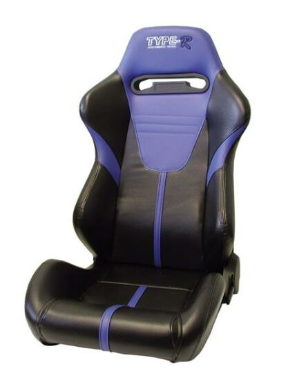 Reclining Racing Seat Pvc Blue/Black