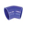 Rubber 45Degree 76mm Blue