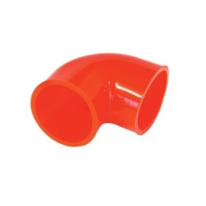 Rubber Joining Sleeve - 90 Degree - Red -76mmr
