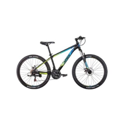 Apex 26 Inch Mountain Bicycle Black/Green/Blue/White – Small Size
