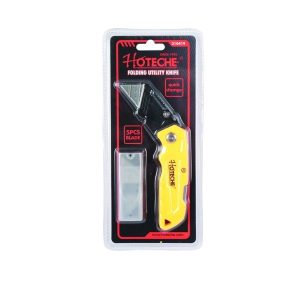 Hoteche Quick Change Folding Utility Knife With 5