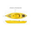 Seaflo Kayak Sit-In Adult 100Kg -Oars Included