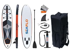 Seaflo Adult Inflatable Sup (Stand Up Paddle Board) – 120Kg Capacity
