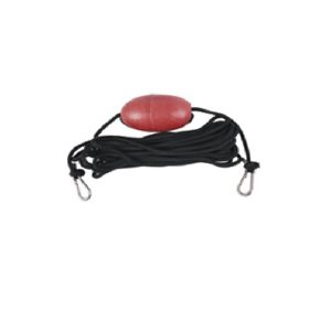 Drogue Anchor Rope Set With 2 Snap Hooks(304SS) & PVC Ball Rope Size: 6mmx8.5M