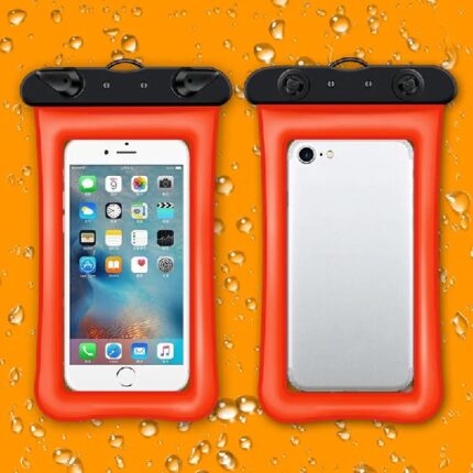 Waterproof Mobile Phone Pouch Orange
