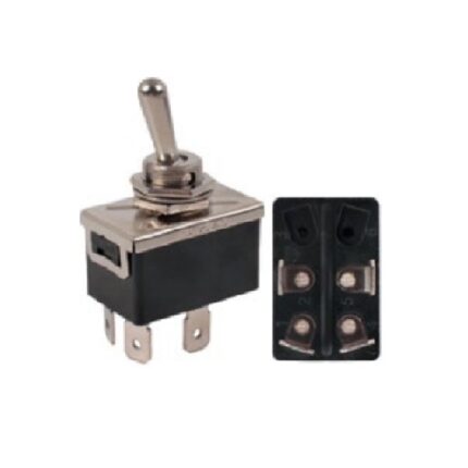 On-Off Toggle Switch 4Pin 125V 10Amps