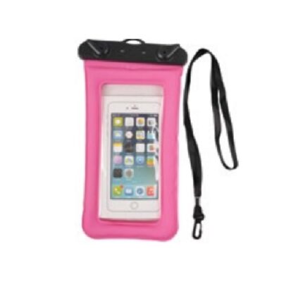 Waterproof Mobile Phone Pouch Pink – 200X110mm