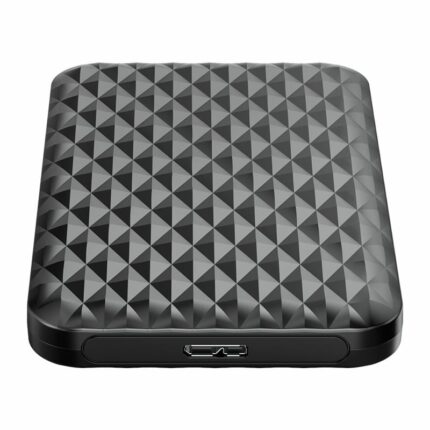Orico 2.5 Inch 5Gbps|Usb3.0|Diamond Pattern Design|Supports Up To 4Tb – Hard Drive Enclosure – Black