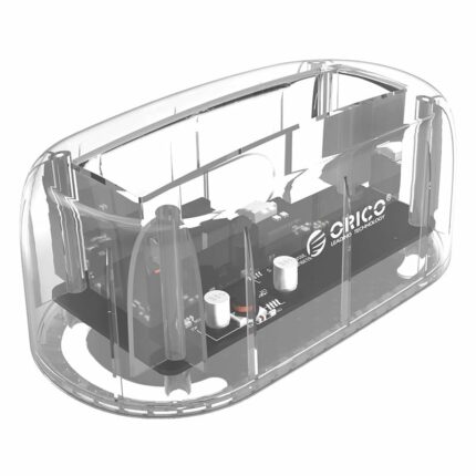 Orico Usb-C 2.5 Inch / 3.5 Inch Hdd|Ssd Dock Transparent