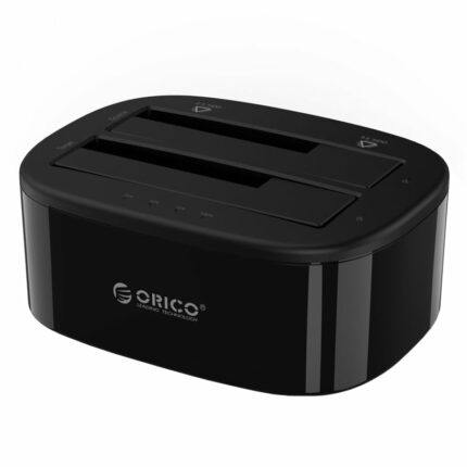 Orico 2 Bay 2.5 Inch / 3.5 Inch Usb3.0 Hdd|Ssd Standalone Clone Dock – Black