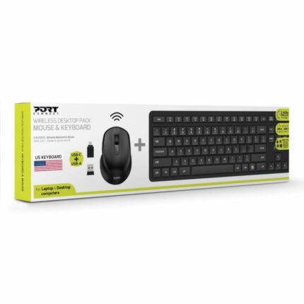 Port Kb Combo Wireless Keyboard + Mouse