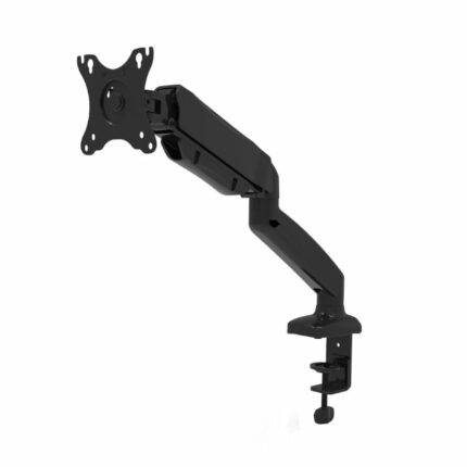 Port Monitor Arm Vesa Single Screen – Black