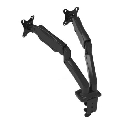 Port Monitor Arm Vesa Dual Screen – Black