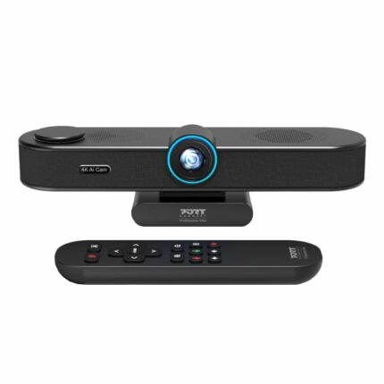 Port Connect All-In-One Conference Cam Regroups Camera + Microphone + Speaker 4K@30Hz
