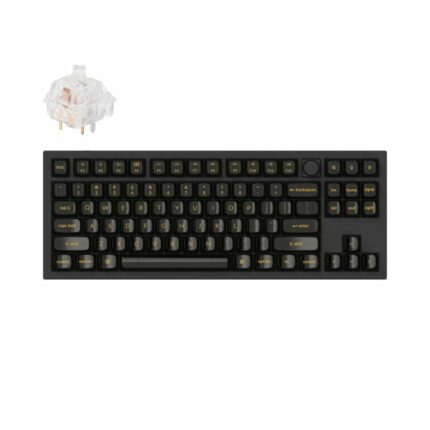 Keychron Q3 80% Brown Switches Aluminium Rgb Wired Keyboard – Black