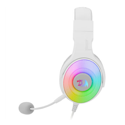 Redragon Over-Ear Pandora Usb Rgb Gaming Headset – White