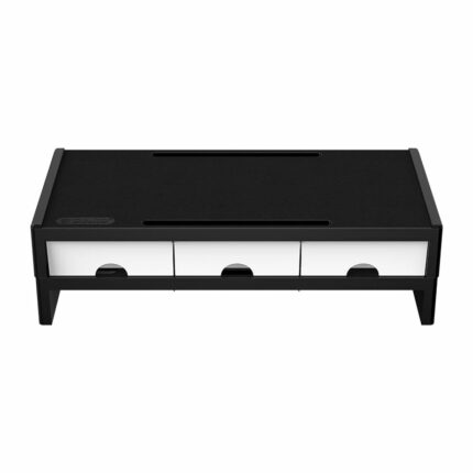 Orico 14Cm Desktop Monitor Stand With Drawers – Black