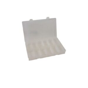 Plastic Box With Lid 12 Compartments