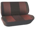 Seat Cover Bench Front Set 2 Piece Red