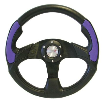 350mm Polyeurathane – Pvc Steering Wheel  Blue