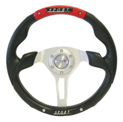 350mm Pvc Steering Wheel – Red