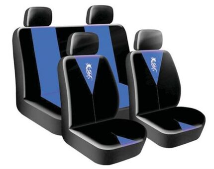 Seat Cover 8 Piece Blue Dragon Master