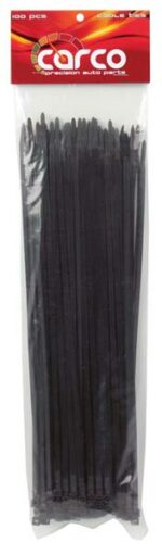 Cable Tie Black 3.6X380mm(100 pieces)