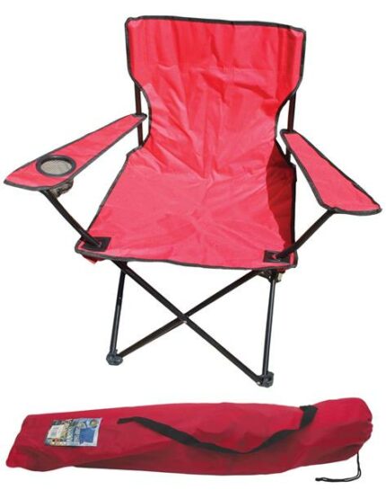 Camping Chair Red 135Kg