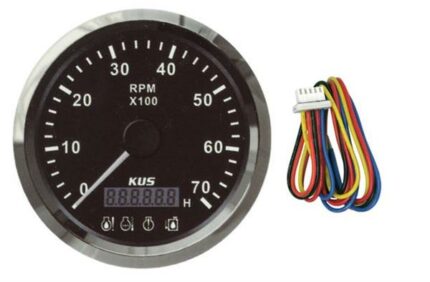 Tacho Meter With 4 Warning Led Functions