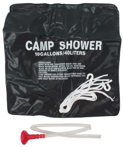 Camp Shower Bag 40Lt With Accessories