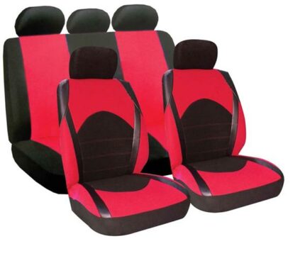 Seat Cover 9 Piece Red Dino