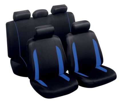 Seat Cover 9 Piece Blue Spa