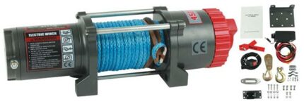 4500Lb(2000Kg)12V Winch With Synthenic Rope