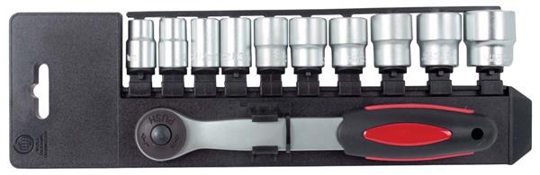 Socket Set 11 Piece 3/8Dr.With Ratchet