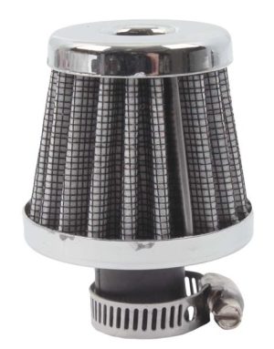 Air Filter Breather 12mm Chrome