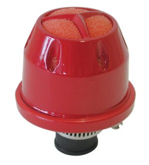 Air Filter Breather 12mm Red