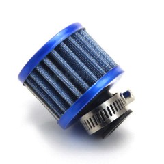 Air Filter Breather Blue 12mm Outlet