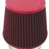 Standard Closed Top Cone Air Filter Red