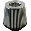 Air Filter With Rubber Base 76mm Silver