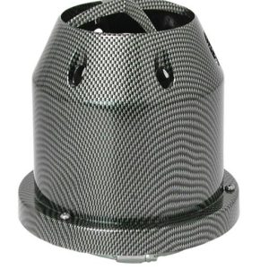 Air Filter With Shield Black Carbon Fibre Look