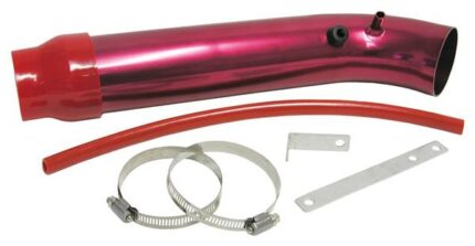 Red Long Bend Induction Pipe Set - 76mm