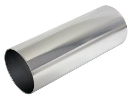 Induction Pipe 200mm Straight Chrome 76mm