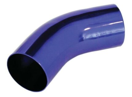 Induction Pipe 45 Degree - 76mm Blue