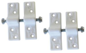 Canopy Clips Plastic White(In Pairs)